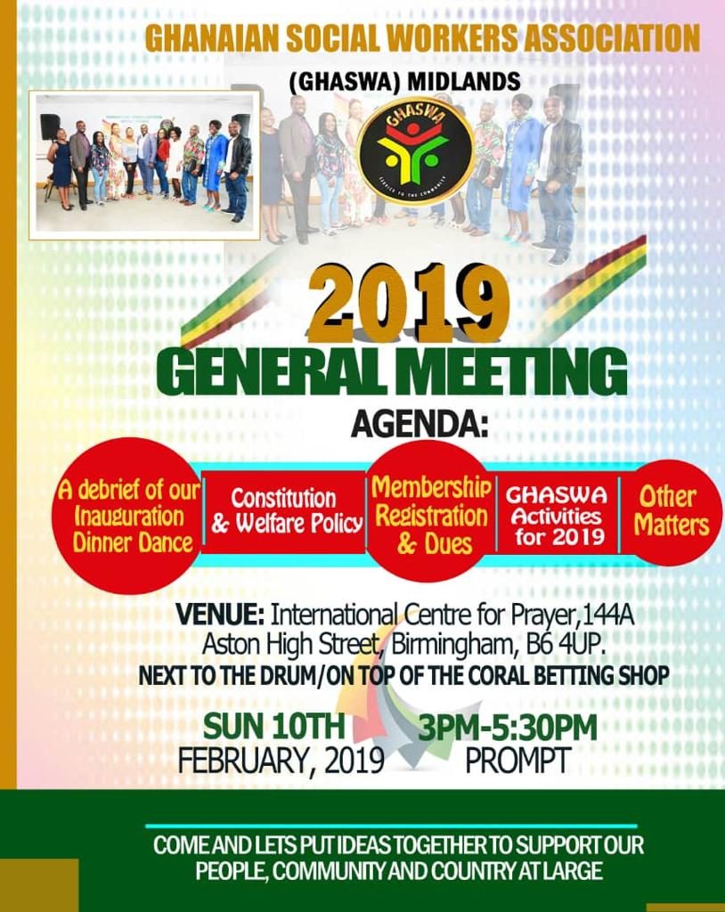Ghaswa General Meeting 10th of Febuary 2019